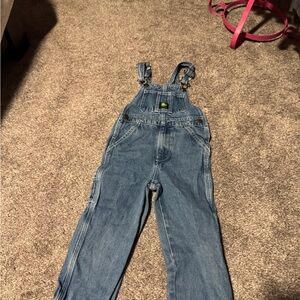 John Deer Kids Blue Denim Overalls